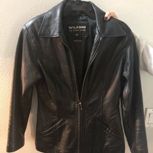 Wilsons Black Leather Jacket